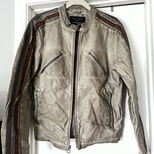 Wilson’s Leather Distressed Biker Jacket